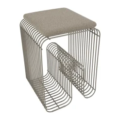 Curva seat cushion for Curva stool 27x32.5 cm, Taupe