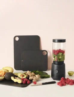 CUT-IT cutting board, Black, 18,7x23,5 cm
