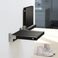 Cutter wall chair, black-painted oak