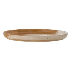 Dahlia serving plate Ø32.5 cm, Brown