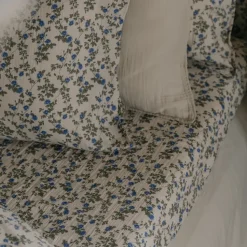 Dainty Muslin fitted sheet, 160x200x30 cm