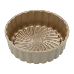 Daisy cake mold nonstick, Gold