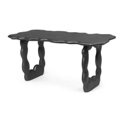 Dal Piece coffee table 100x50x47 cm, Black Aluminium