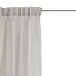 Dalsland curtain with heading tape and channel, pearl