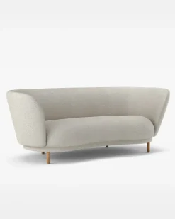 Dandy 2-seater sofa, Oak-Sacho sapphire 007