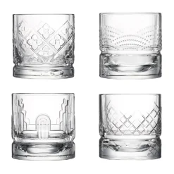 Dandy whiskey glass 4 pieces, Clear