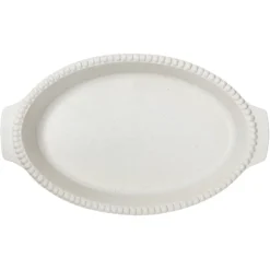 Daria oven form 35 cm, cotton white