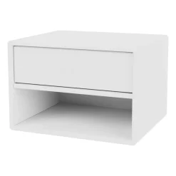 Dash bedside table, New white, incl. suspension