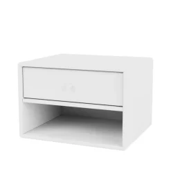 Dash bedside table, Snow 38, incl. suspension cm