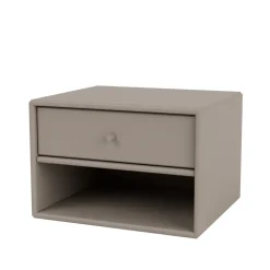 Dash bedside table, Truffle 141, incl. suspension cm