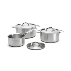de Buyer Alchimy pot set with lid 6 pieces, Stainless steel