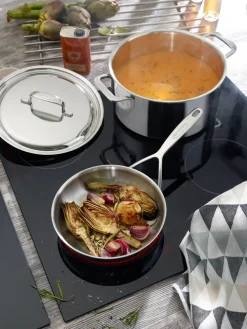 Demeyere 5-plus frying pan stainless steel 5-ply, Ø24 cm