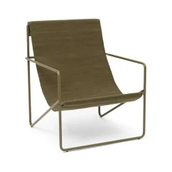 Desert lounge chair, Olive, olive frame