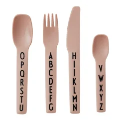 Design Letters children's cutlery melamine, Nude