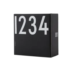 Design Letters espresso cup 4-pack black, Black