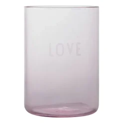 Design Letters favourite glass 35 cl, Love-rose
