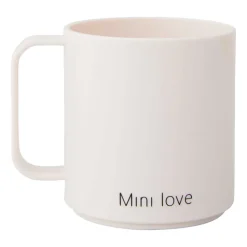 Design Letters Mini Love cup with handle, White