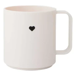 Design Letters Mini Love cup with handle, White