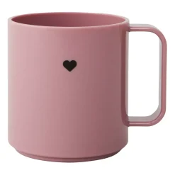 Design Letters Mini Love cup with handle, Ash rose