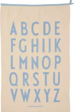 Design Letters Premium classic kitchen towel 50x70cm, ABC-blue