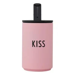 Design Letters thermal mug, Pink-kiss