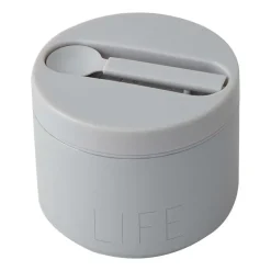 Design Letters thermos-box small, Life-Grey
