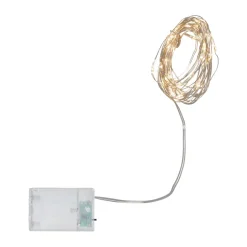 Dew Drop light string 400 cm, Silver