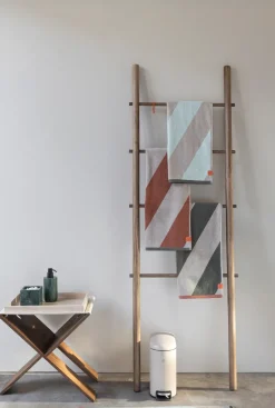 Diagonal towel, Mint, 70x133 cm