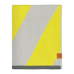 Diagonal towel, Yellow, 70x133 cm.