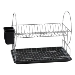 Disa dish rack 2 plan 32x47 cm, Chromed Iron