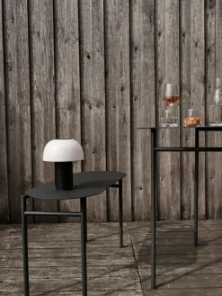 Disc table Ø70 cm, Black