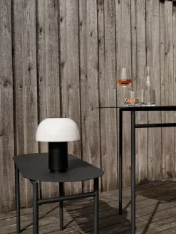 Disc table Ø70 cm, Black