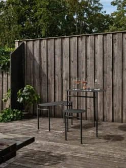 Disc table Ø70 cm, Black