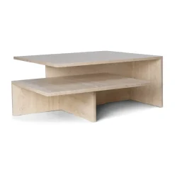 Distinct Grande Duo coffee table 133x70x35 cm, Travertine