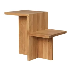 Distinct side table 59,5x35x50 cm, Natural oak