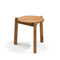 Djurö coffee table, Teak, ø42 cm