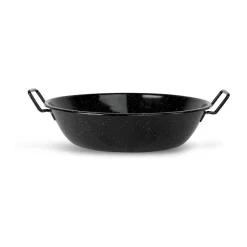 Doris enamelled wok medium Ø31.5 cm, Black