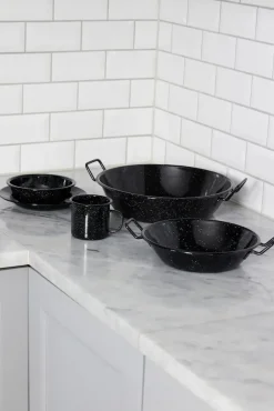 Doris enamelled wok medium Ø31.5 cm, Black