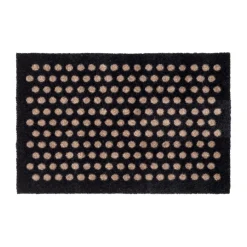 Dot doormat, Black-sand. 40x60 cm