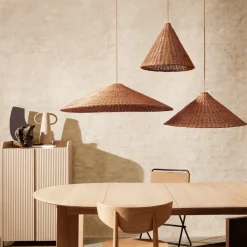 Dou lamp shade Ø68 cm, Natural