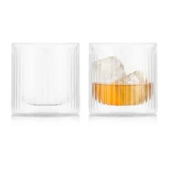 Douro Bar double walled whiskey glass 30 cl 2-pack, Clear