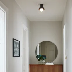 Down ceiling lamp, Black