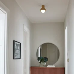 Down ceiling lamp, Dark mustard