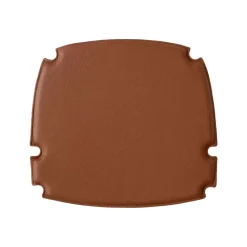 Drawn HM4 seat pad, Leather cognac