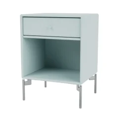 Dream bedside table, Flint 148, chrome legs