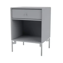 Dream bedside table, Graphic 100, chrome legs