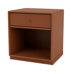 Dream bedside table, Hazelnut 146, base 3cm
