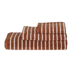 Drift bath towel 70x140 cm, Brown-white