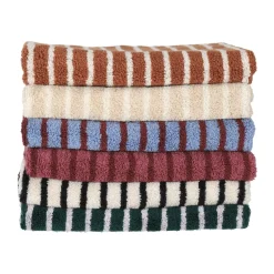 Drift bath towel 70x140 cm, Brown-white
