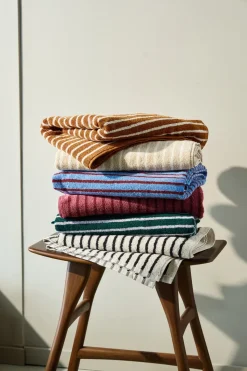 Drift bath towel 70x140 cm, Brown-white